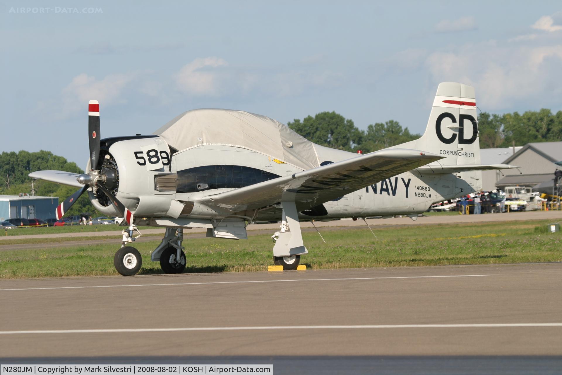 N280JM, North American T-28C Trojan Trojan C/N 226-166, Oshkosh 2008