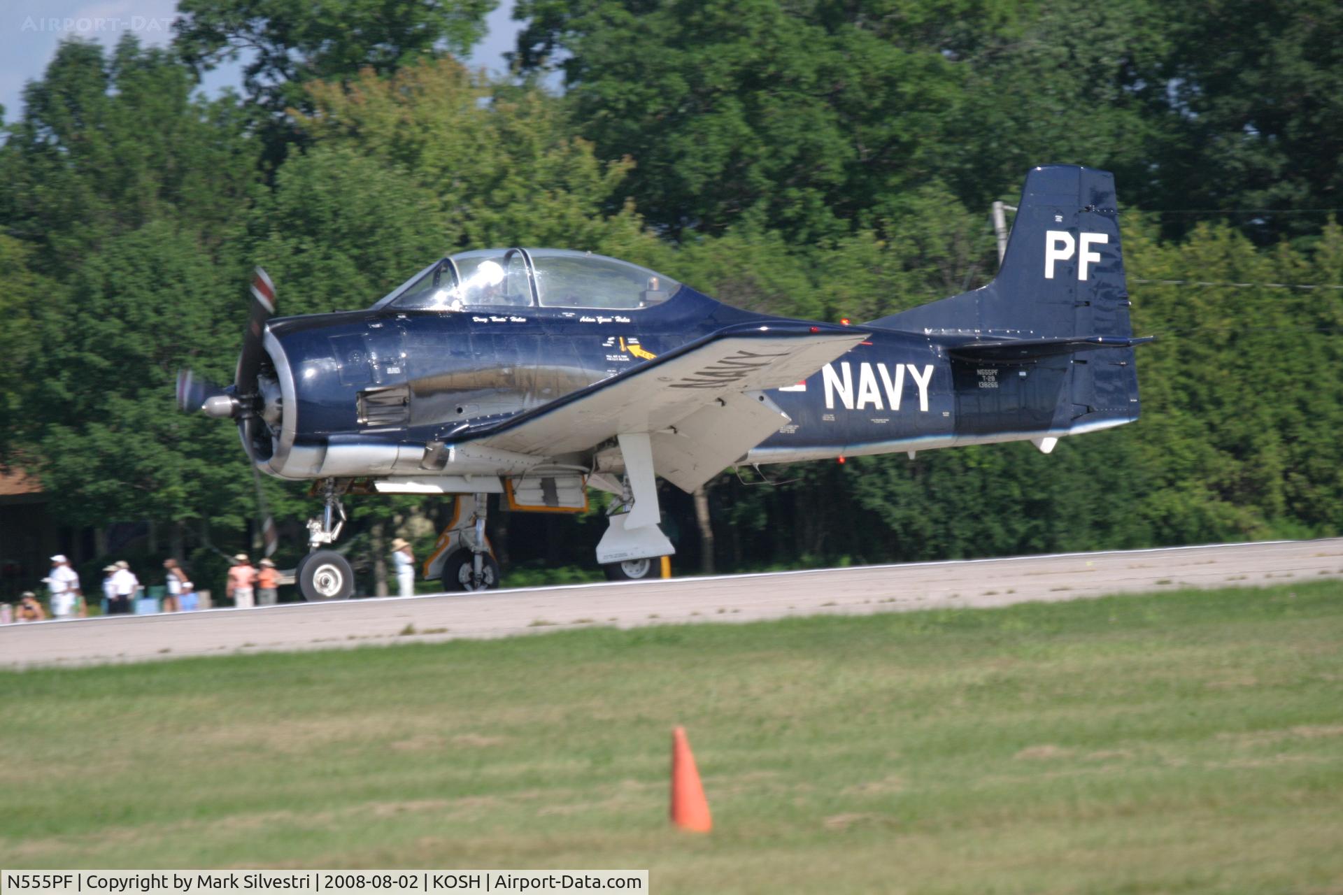 N555PF, 1954 North American T-28B Trojan C/N 200-336 (138265), Oshkosh 2008