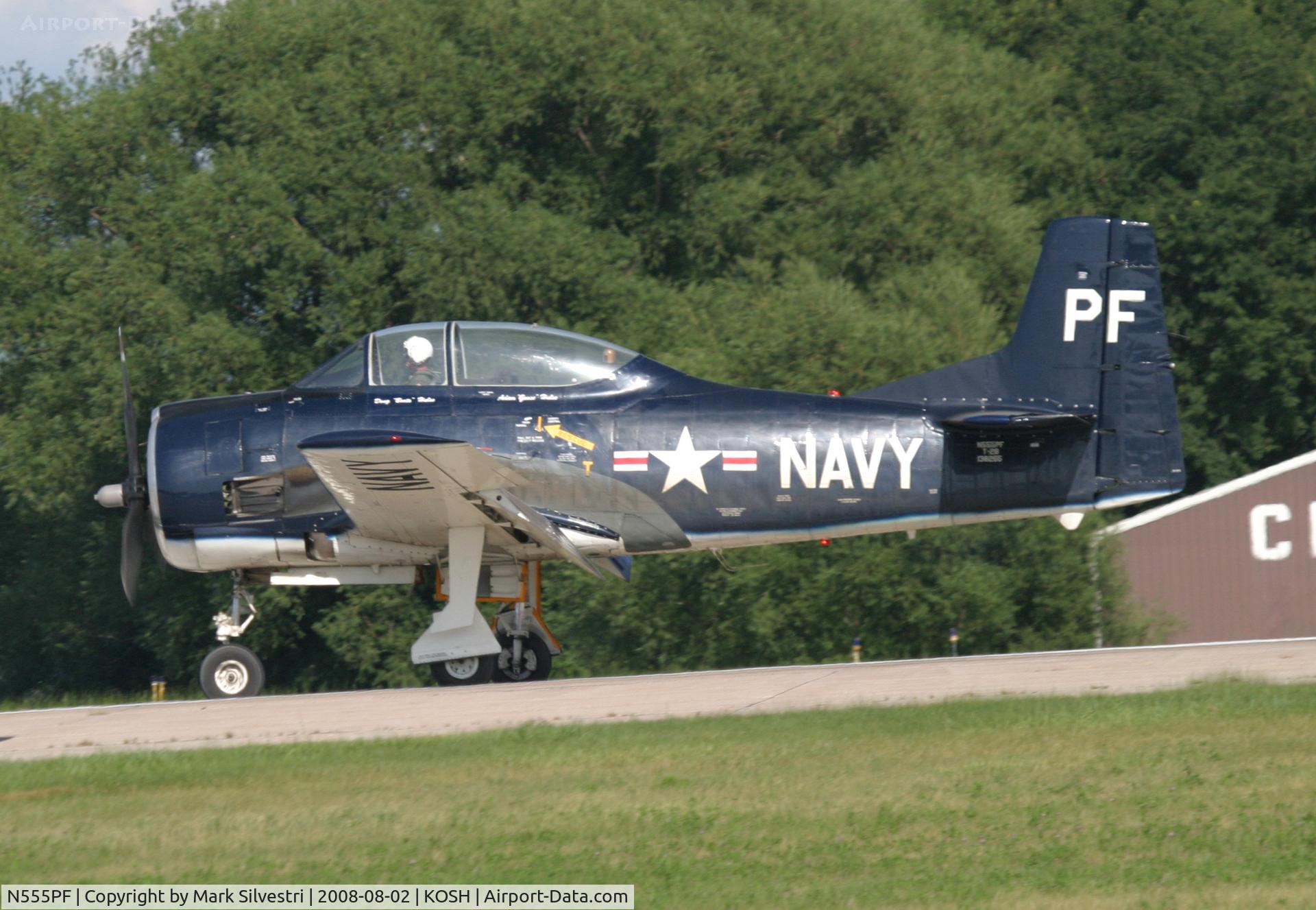 N555PF, 1954 North American T-28B Trojan C/N 200-336 (138265), Oshkosh 2008