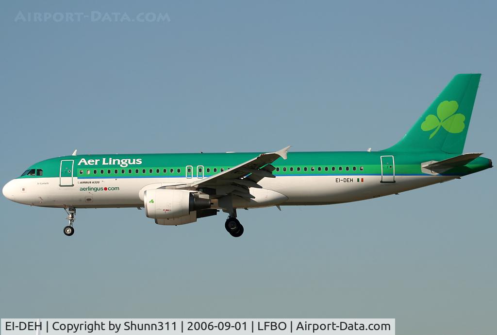 EI-DEH, 2004 Airbus A320-214 C/N 2294, Landing rwy 14L...