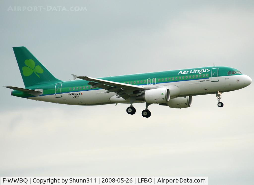 F-WWBQ, 2008 Airbus A320-214 C/N 3501, C/n 3501 - Next reg. EI-DVI