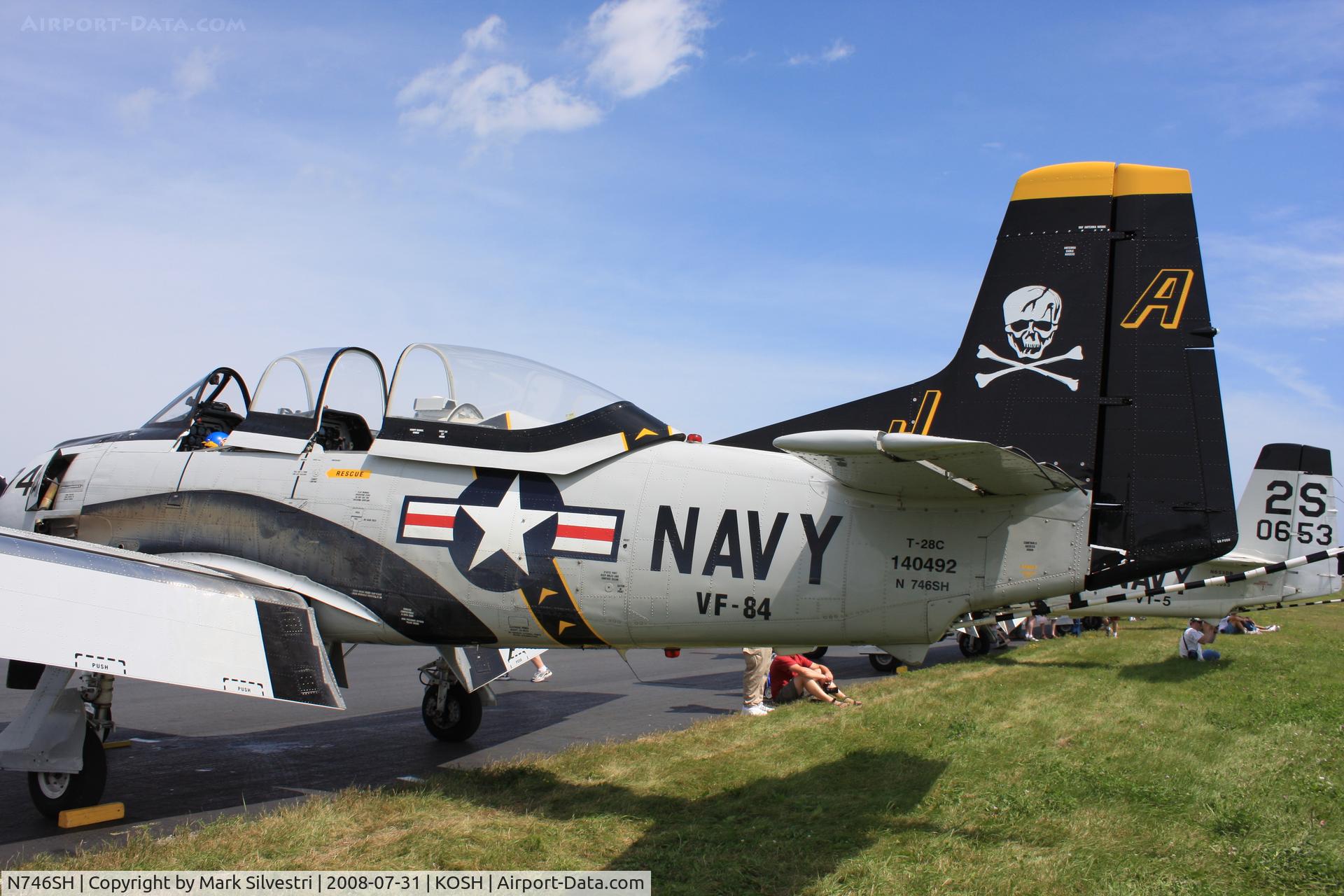 N746SH, North American T-28C Trojan C/N 226-69, Oshkosh 2008