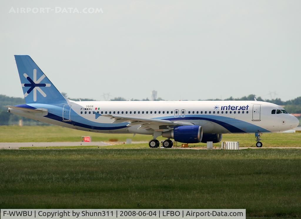 F-WWBU, 2008 Airbus A320-214 C/N 3508, C/n 3508 - Next reg. XA-XII