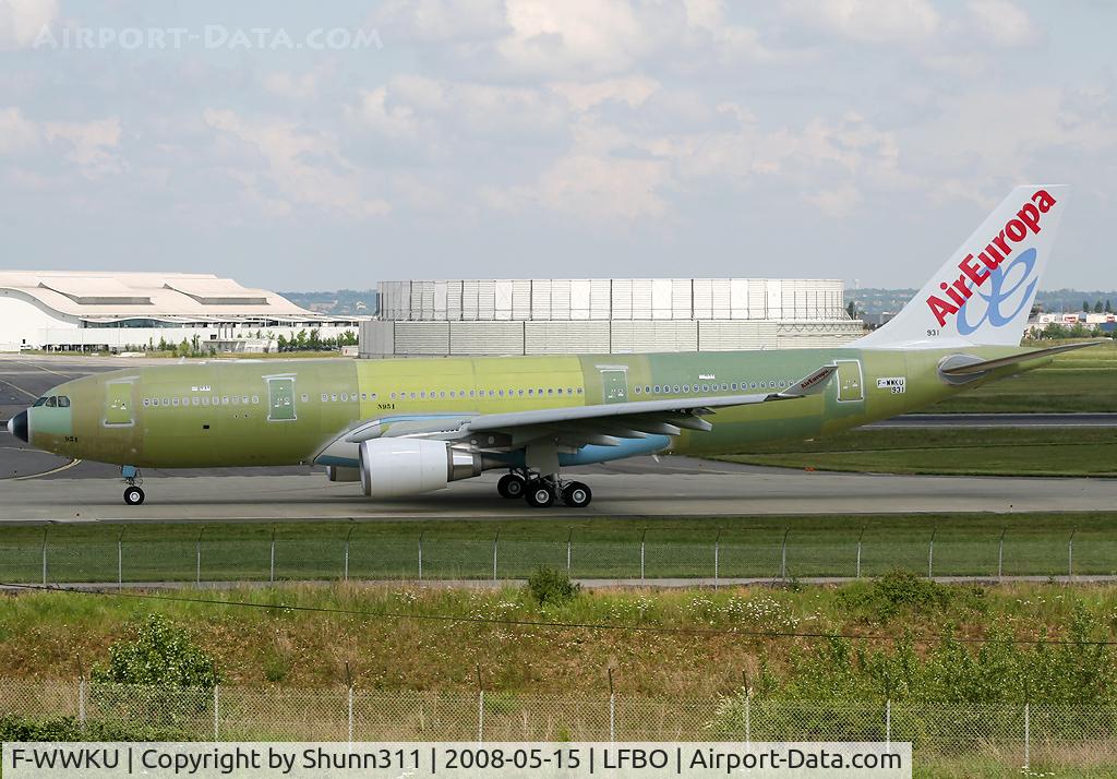 F-WWKU, 2008 Airbus A330-202 C/N 931, C/n 931 - Next reg. EC-KOM