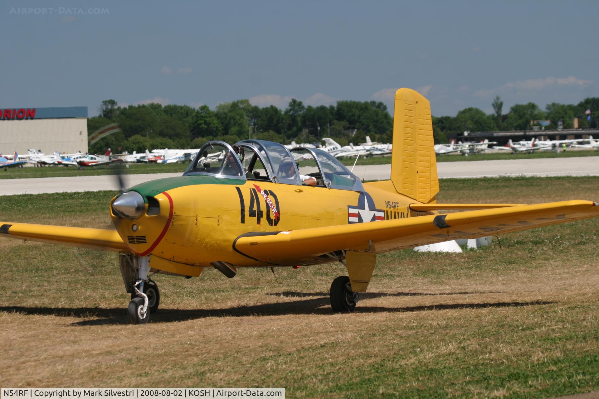 N54RF, 1957 Beech T-34A (A45) Mentor Mentor C/N G-140, Oshkosh 2008