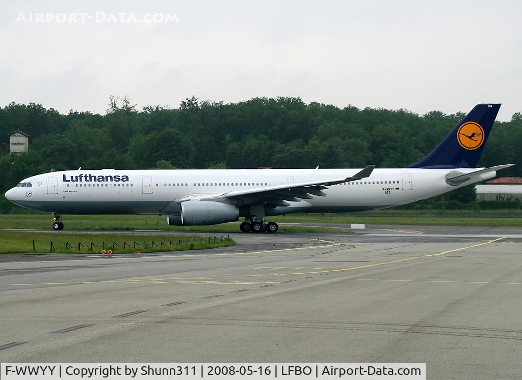 F-WWYY, 2008 Airbus A330-343X C/N 922, C/n 922 - Next reg. D-AIKN