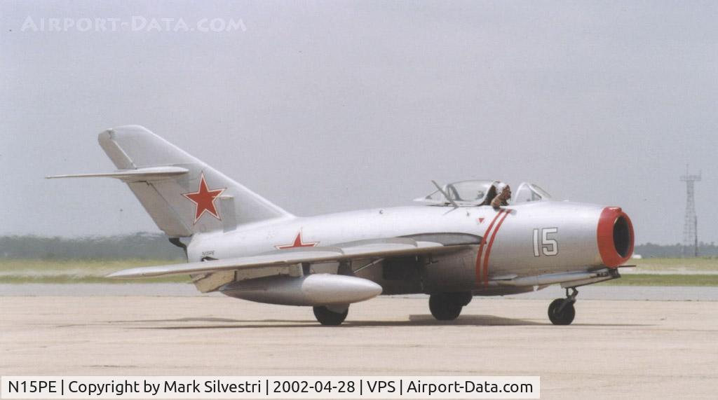 N15PE, Mikoyan-Gurevich MiG-15bis C/N 122073, Eglin AFB 2002 - MiG-15bis