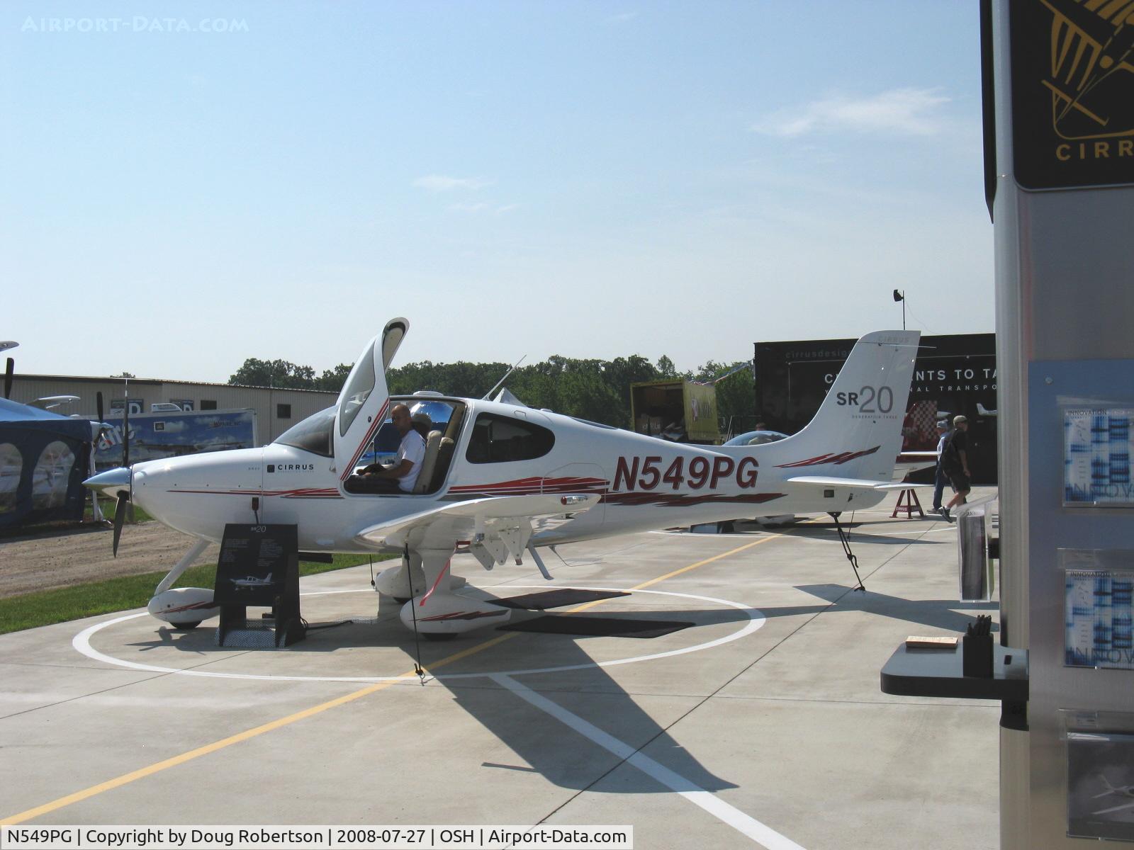 N549PG, 2008 Cirrus SR20 G3 C/N 2006, 2008 Cirrus Design Corp. SR20, Continental IO-360-ES 200 Hp