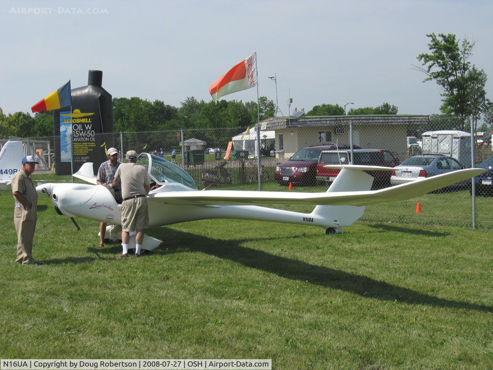 N16UA, 2008 Urban Air UFM-13 Lambada C/N 111/13, Urban Air SRO UFM-13 LAMBADA Motor glider, Rotax 912UL 80 Hp This aircraft is an approved S-LSA.