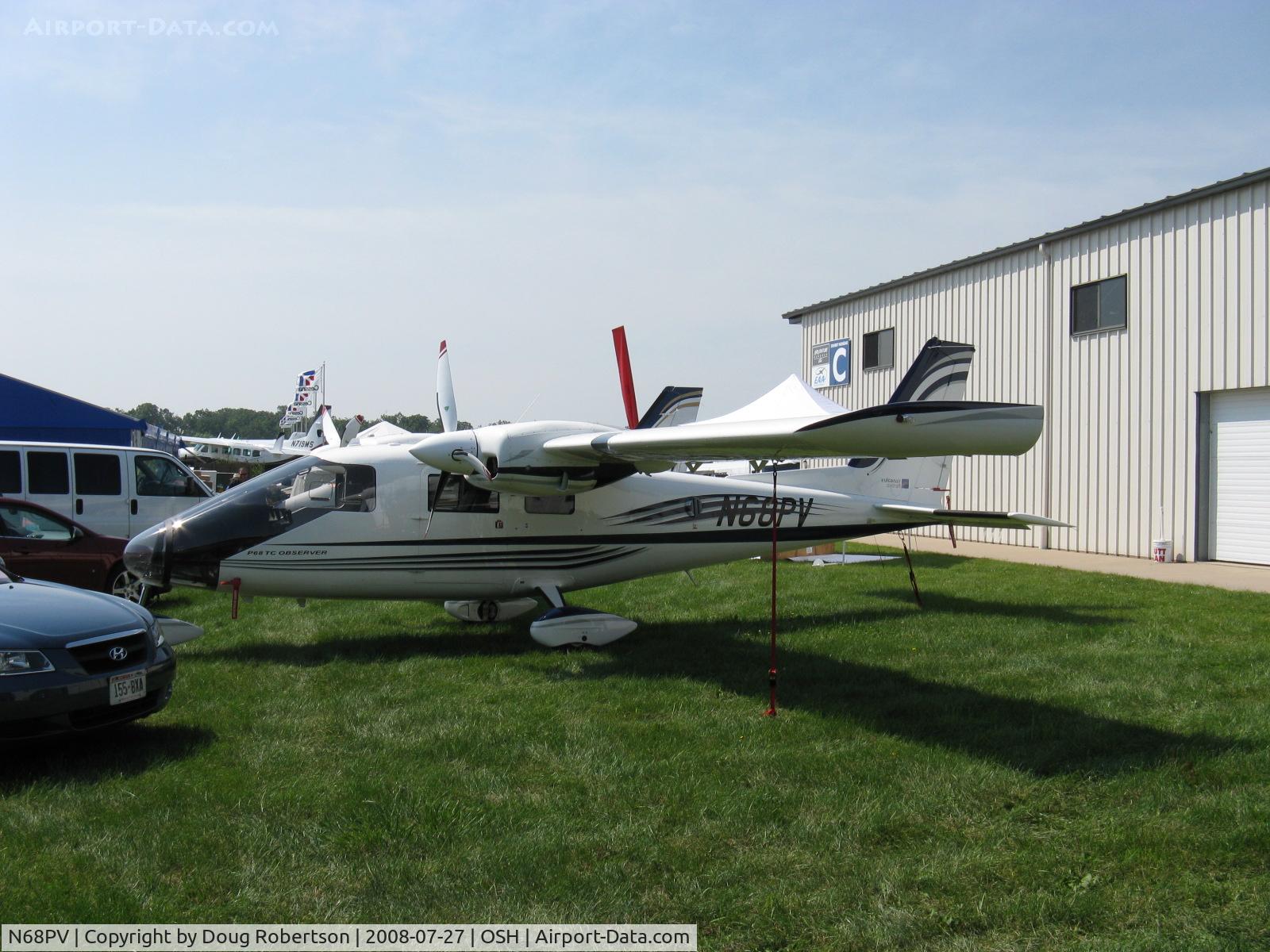 N68PV, 2007 Vulcanair P-68TC Observer C/N 442-07/OTC, 2007 Vulcanair Spa P68TC OBSERVER, two Lycoming TIO-360-C1A6D 210 Hp each