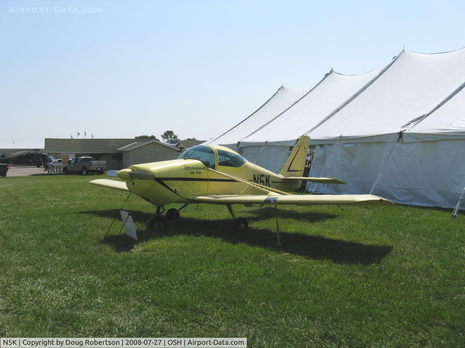 N5K, 1964 Stits SA-11A Playmate C/N 64-1, Stits SA-11A PLAYMATE, deregistered Experimental class