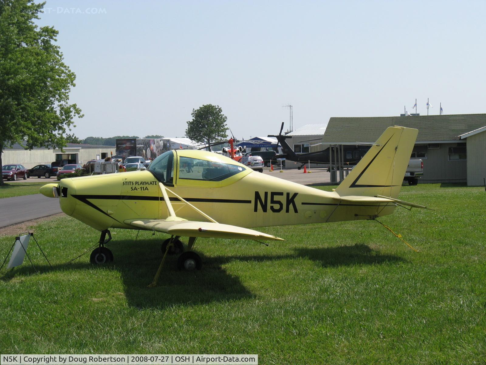 N5K, 1964 Stits SA-11A Playmate C/N 64-1, Stits SA-11A PLAYMATE, deregistered Experimental class