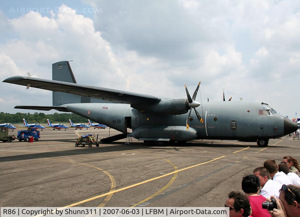 R86, Transall C-160R C/N 86, Displayed during LFBM Airshow 2007