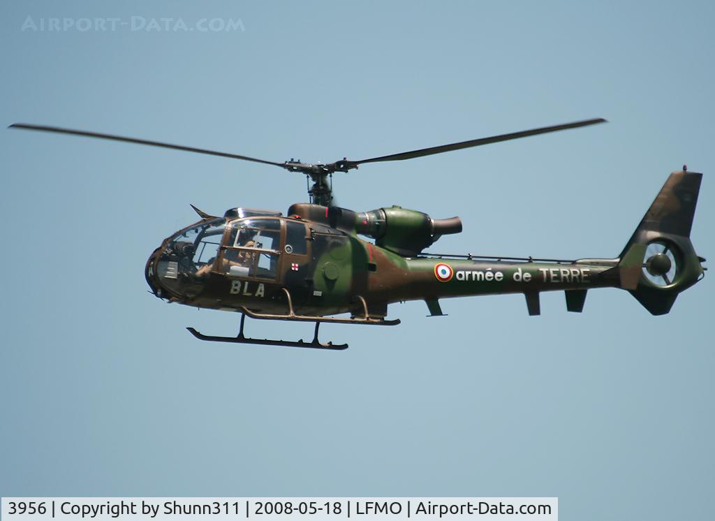 3956, Aérospatiale SA-342M Gazelle C/N 1956, Used during LFMO Airshow 2008