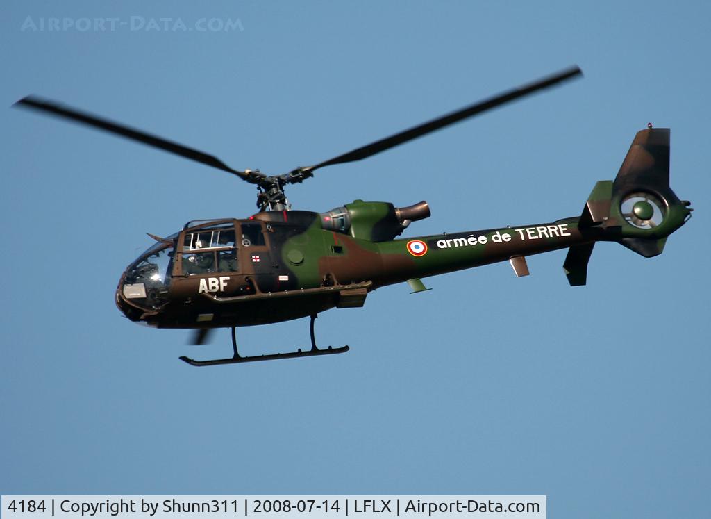4184, Aerospatiale SA-342M Gazelle C/N 2184, Used during LFLX Airshow 2008