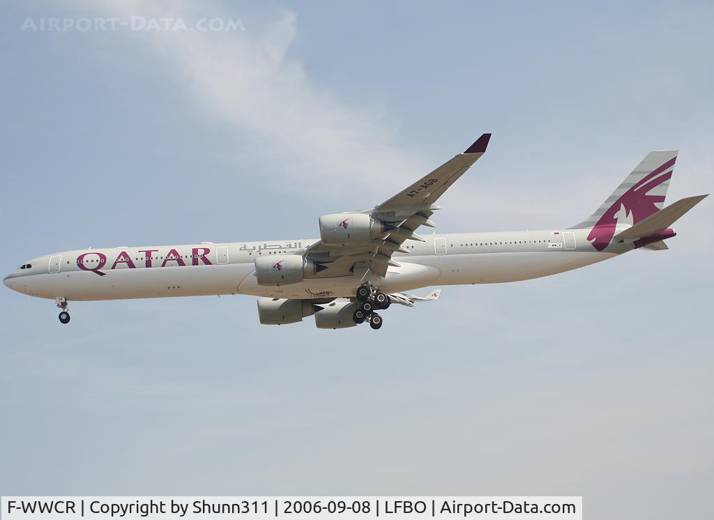 F-WWCR, 2005 Airbus A340-642X C/N 715, C/n 715 - Next reg. A7-AGB