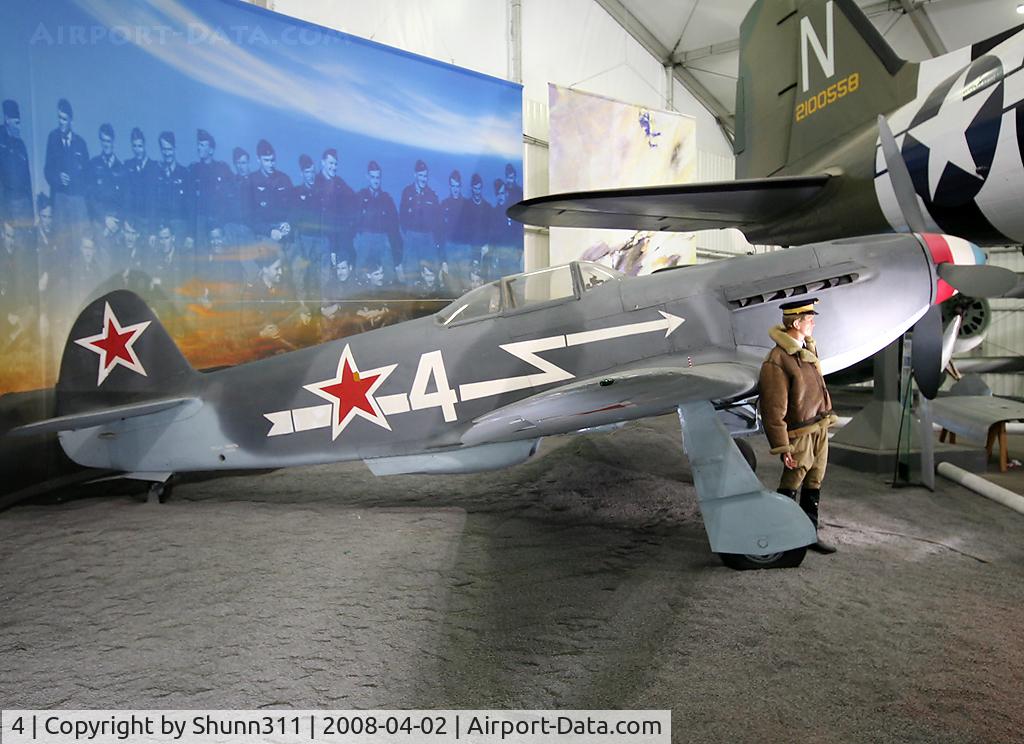 4, 1943 Yakovlev Yak-3 C/N 2530, Preserved in Le Bourget Museum...
