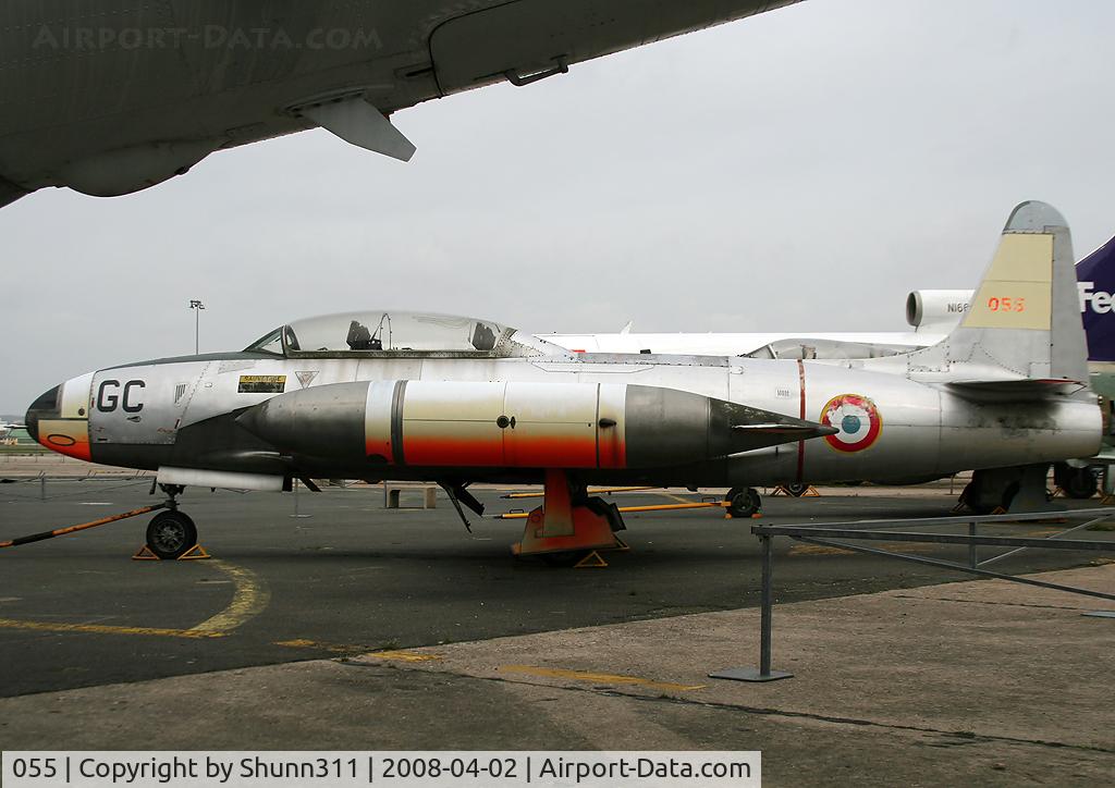 35055, Lockheed T-33A Shooting Star C/N 580-8394, S/n 8394 - Preserved in Le Bourget Museum