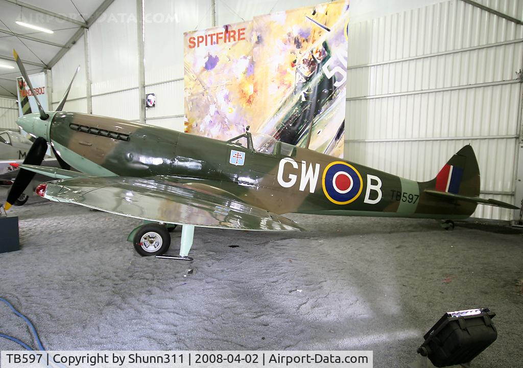 TB597, Supermarine 361 Spitfire LF.XVIe C/N CBAF.IX.3310, S/n CBAF-IX-3310 - Preserved in Le Bourget Museum