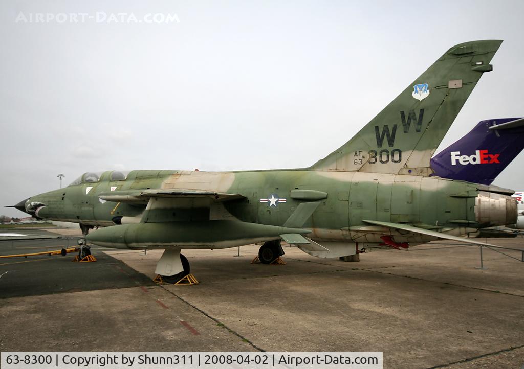 63-8300, 1963 Republic F-105G Thunderchief C/N F077, S/n 63-8300 - Preserved in Le Bourget Museum