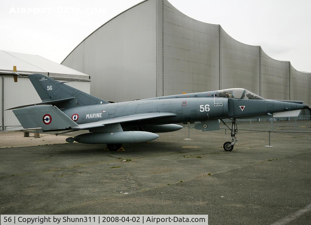 56, Dassault Etendard IV.M C/N 56, S/n 56 - Preserved in Le Bourget Museum