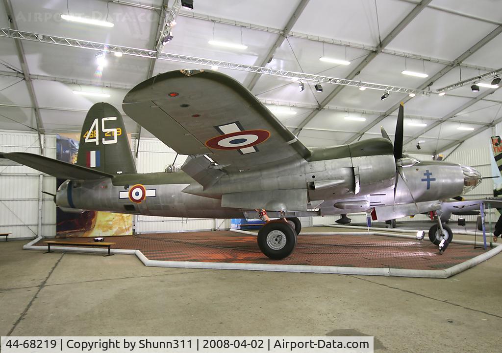 44-68219, 1944 Martin B-26G Marauder C/N 9699, S/n 44-68219 - Preserved in Le Bourget Museum