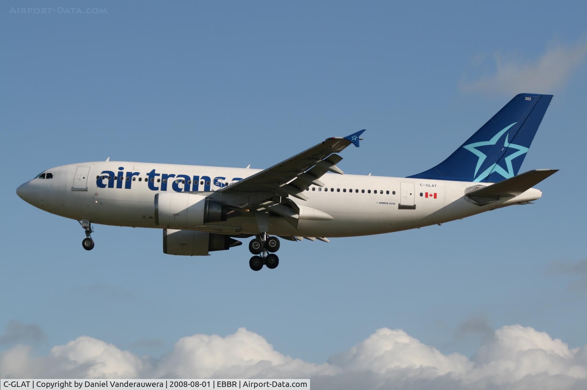 C-GLAT, 1991 Airbus A310-308 C/N 588, arrival of flight TSC154 to rwy 25L