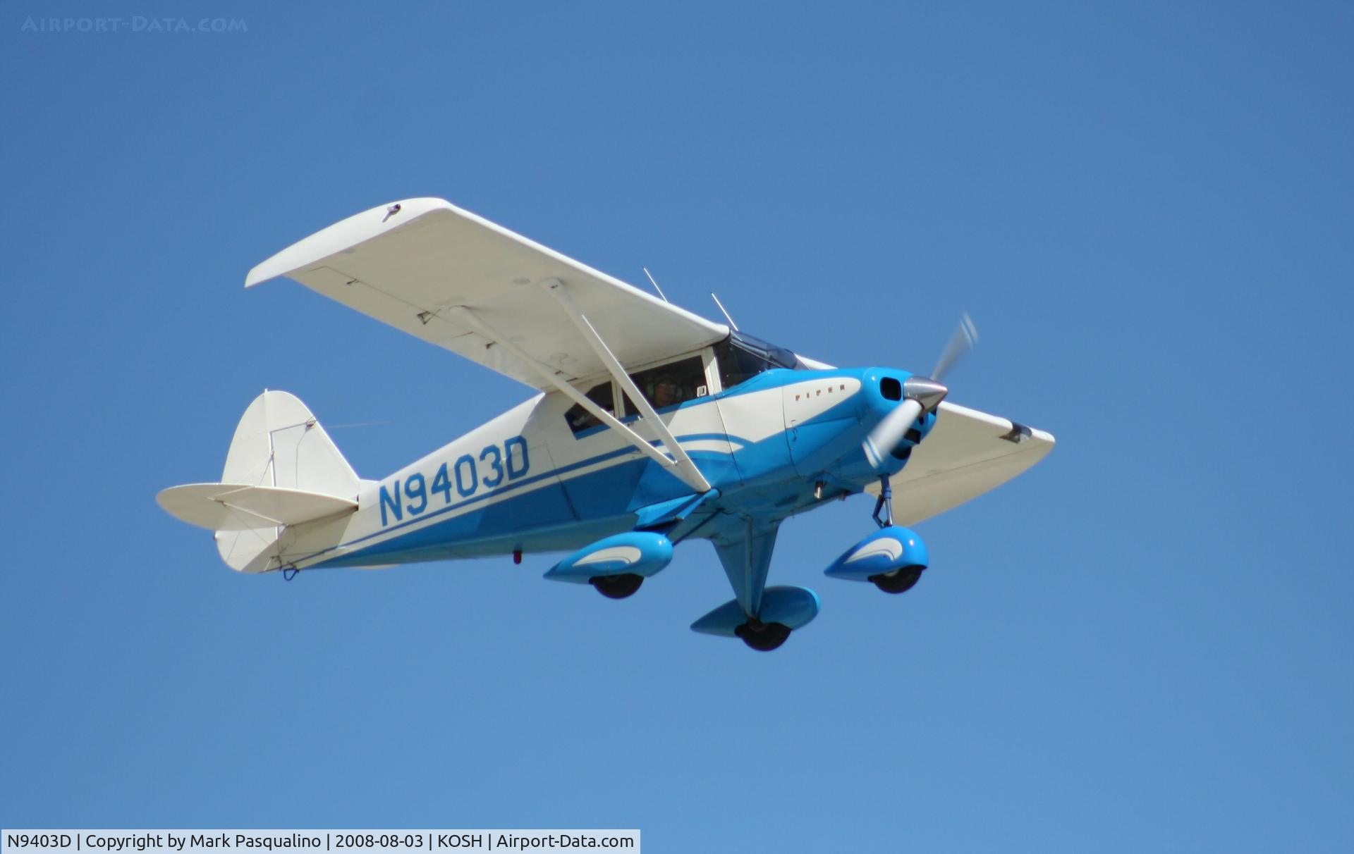 N9403D, 1958 Piper PA-22-160 Tri Pacer C/N 22-6376, Piper PA-22-160