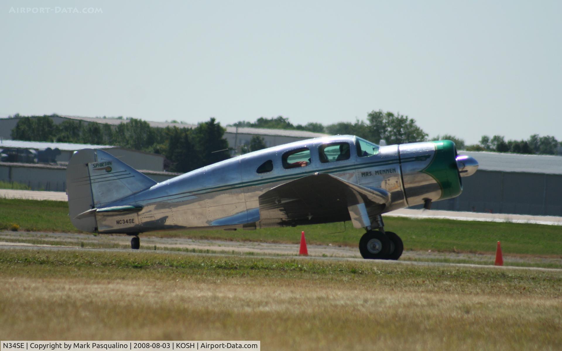 N34SE, 1940 Spartan 7W Executive C/N 34, Spartan 7W