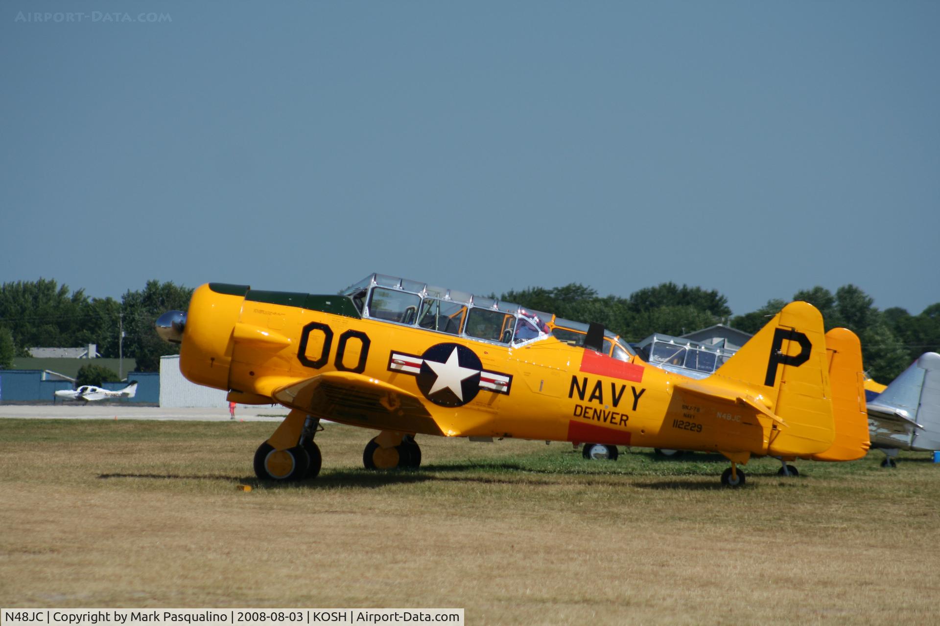 N48JC, North American AT-6G Texan Texan C/N 121-43192, North American AT-6G