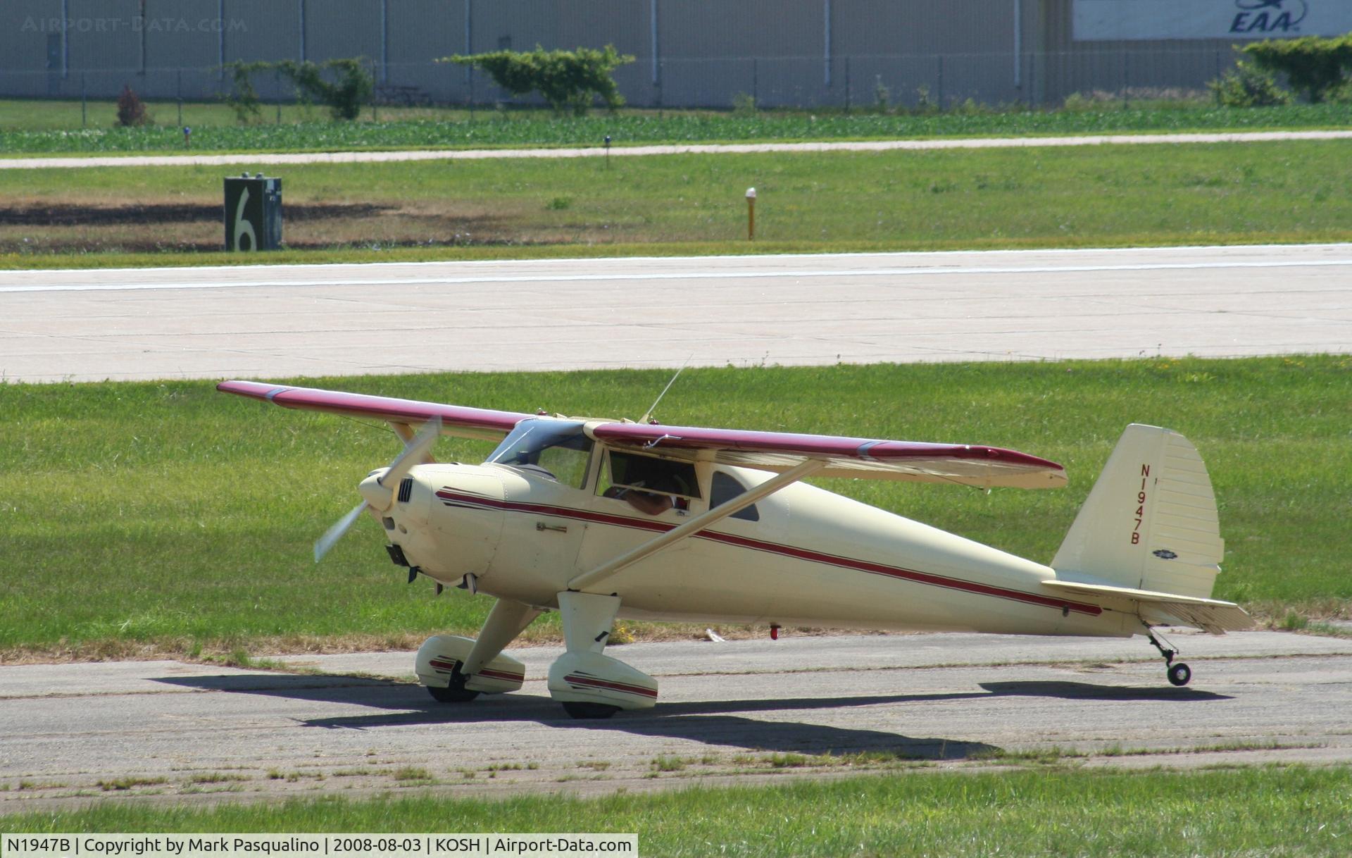 N1947B, 1948 Luscombe 8F Silvaire C/N 6374, Luscombe 8F