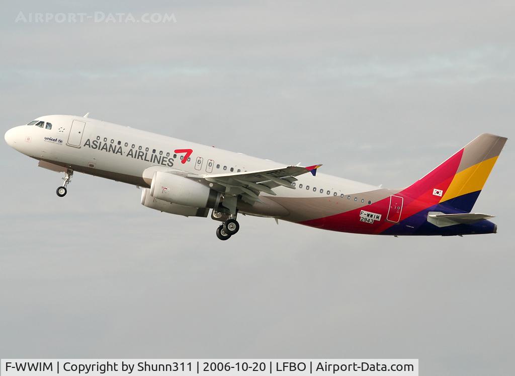 F-WWIM, 2006 Airbus A320-232 C/N 2943, C/n 2943 - Next reg. HL7753
