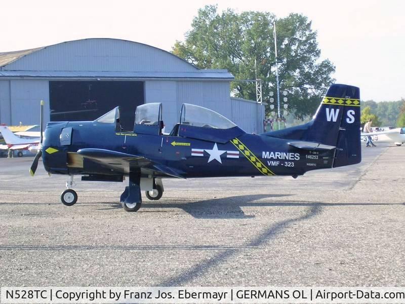 N528TC, 1957 North American T-28C Trojan C/N 252-16, my true Scale 