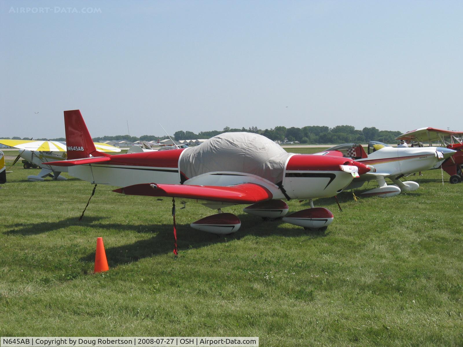N645AB, 2004 Zenair CH-601 HDS Zodiac C/N 6-4175, 2004 Beyer ZENITH SUPER ZODIAC CH 601 HDS