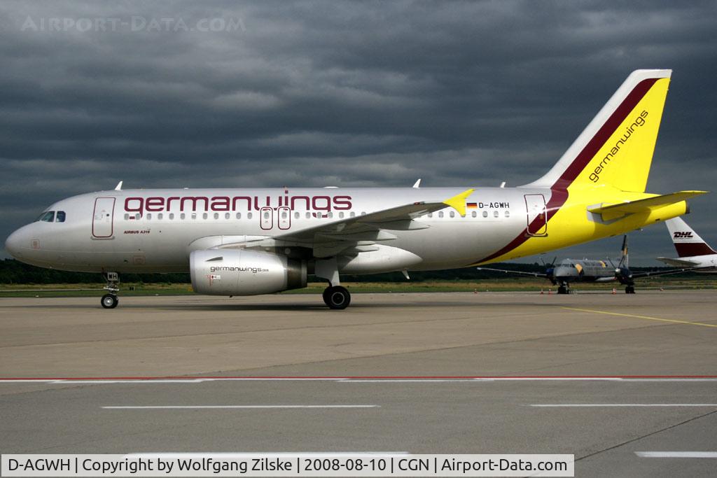 D-AGWH, 2007 Airbus A319-132 C/N 3352, visitor