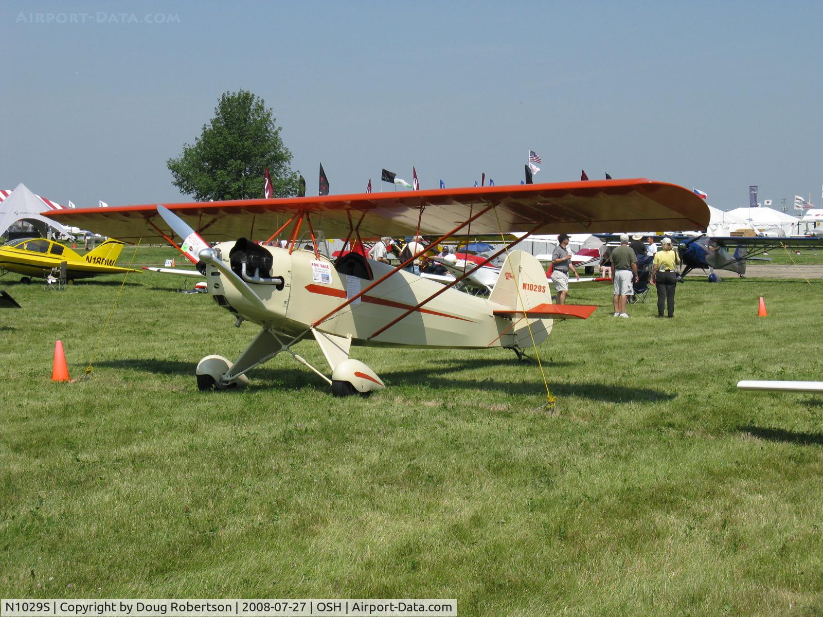 N1029S, 2004 Corben Baby Ace Model D C/N M-345, 2004 Mcguire BABY ACE D, Continental A&C65 65 Hp