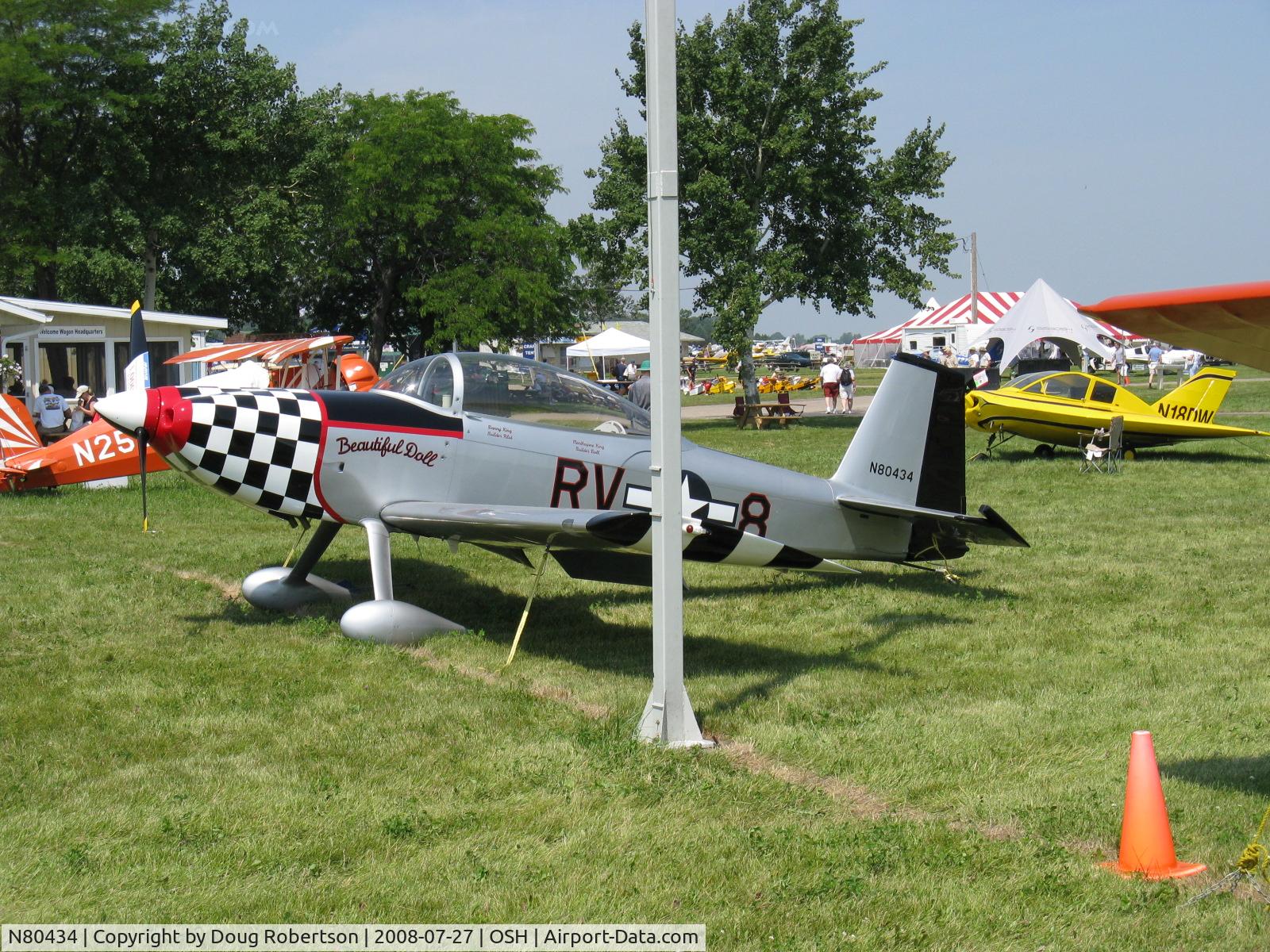 N80434, 2000 Vans RV-8 C/N 80434, 2000 King VAN's RV-8, Lycoming IO-360 'Beautiful Doll'