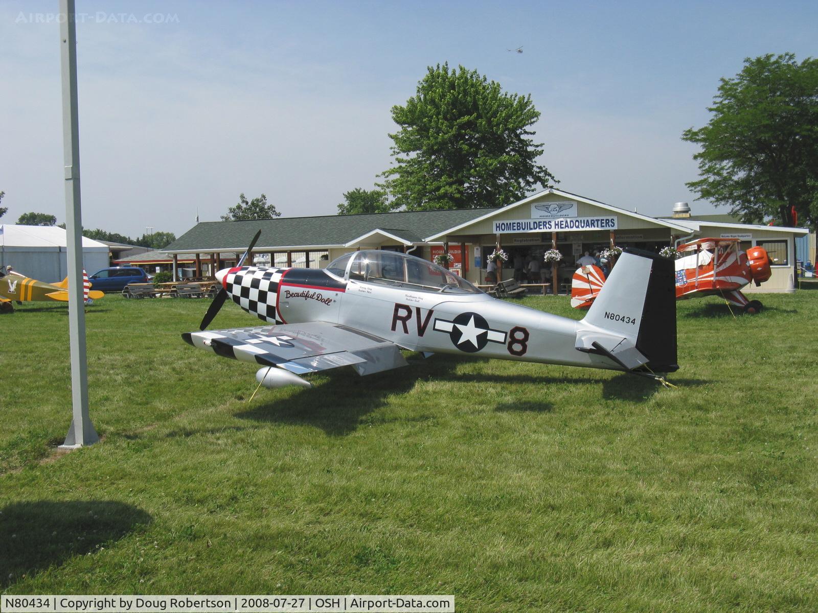 N80434, 2000 Vans RV-8 C/N 80434, 2000 King VAN's RV-8, Lycoming IO-360 'Beautiful Doll'