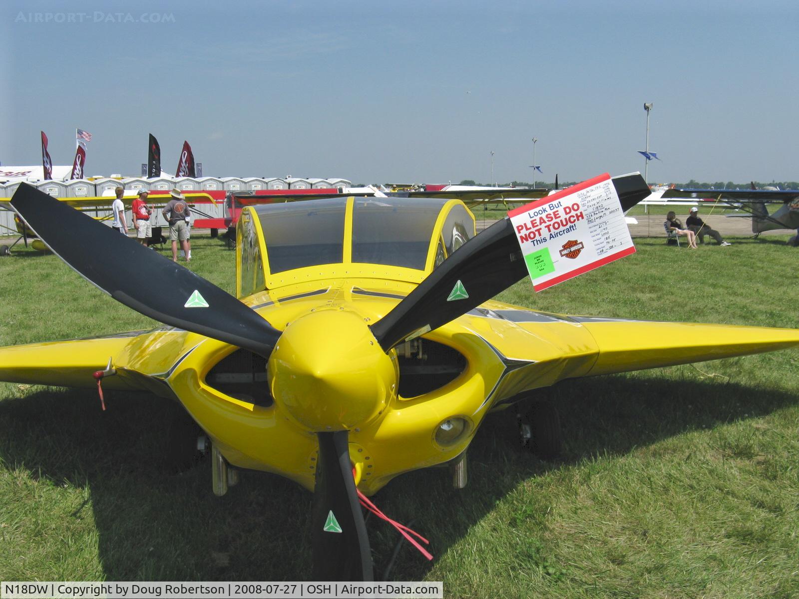 N18DW, 1972 Dyke JD-2 Delta C/N 1093, 1972 Williams DYKE DELTA JD-2, Lycoming IO-390EXP 210 Hp, MT tri-blade constant speed prop, upgraded from original 180 Hp engine with fixed pitch prop