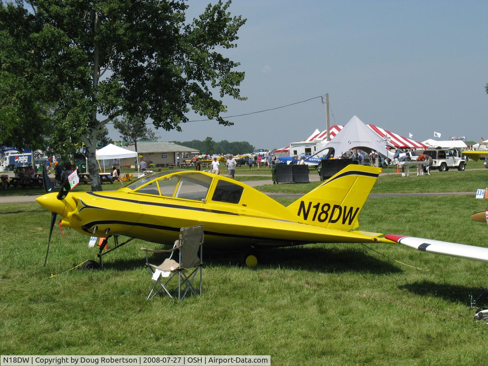 N18DW, 1972 Dyke JD-2 Delta C/N 1093, 1972 Williams DYKE DELTA JD-2, Lycoming IO-390EXP 210 Hp, WINNER-Paul Poberezny Award for Classic Homebuilt-EAA AirVenture 2008