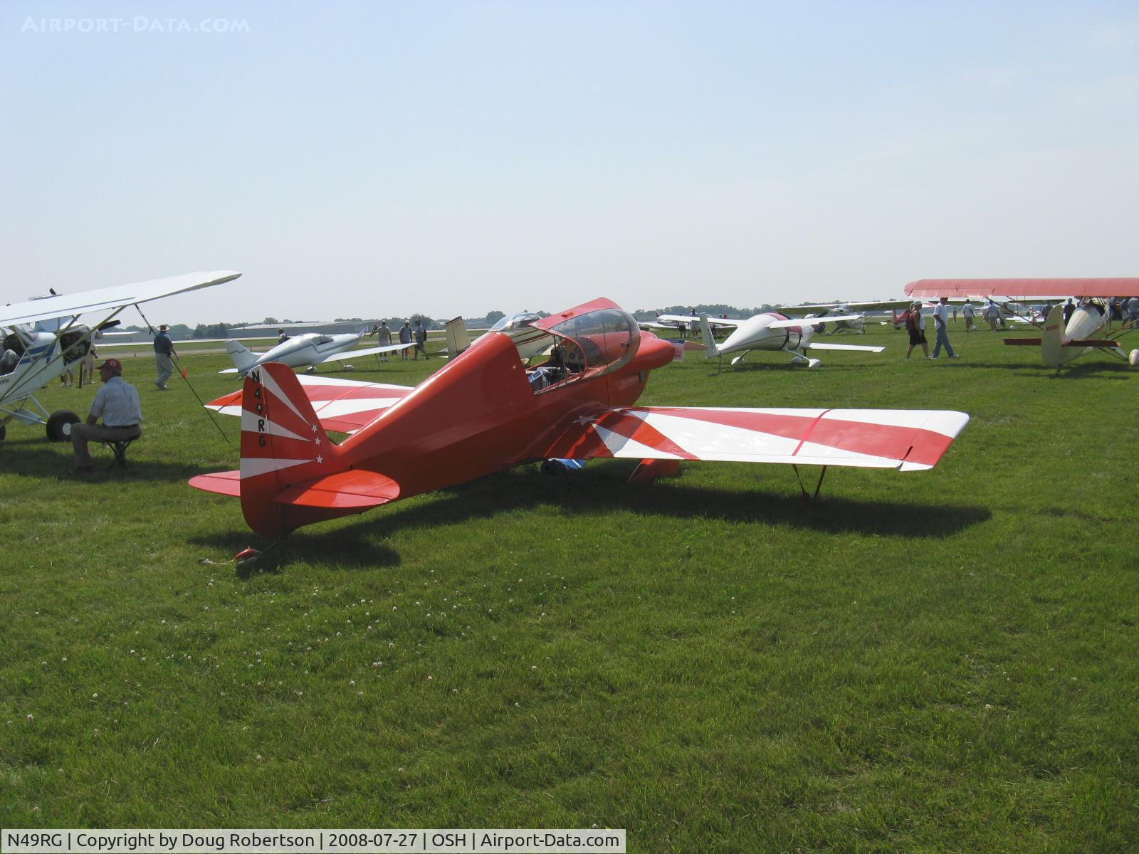 N49RG, 1998 Monnett Sonerai II C/N 398, 1998 Godfrey SONERAI II, VW conversion