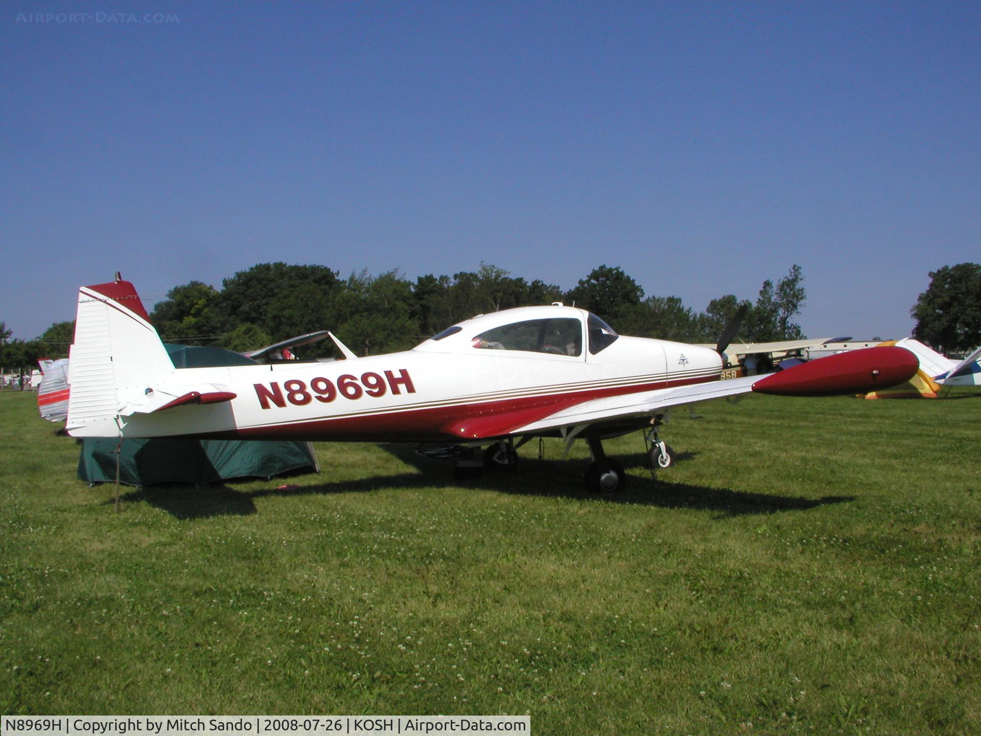 N8969H, 1947 North American Navion C/N NAV-4-969, EAA AirVenture 2008.