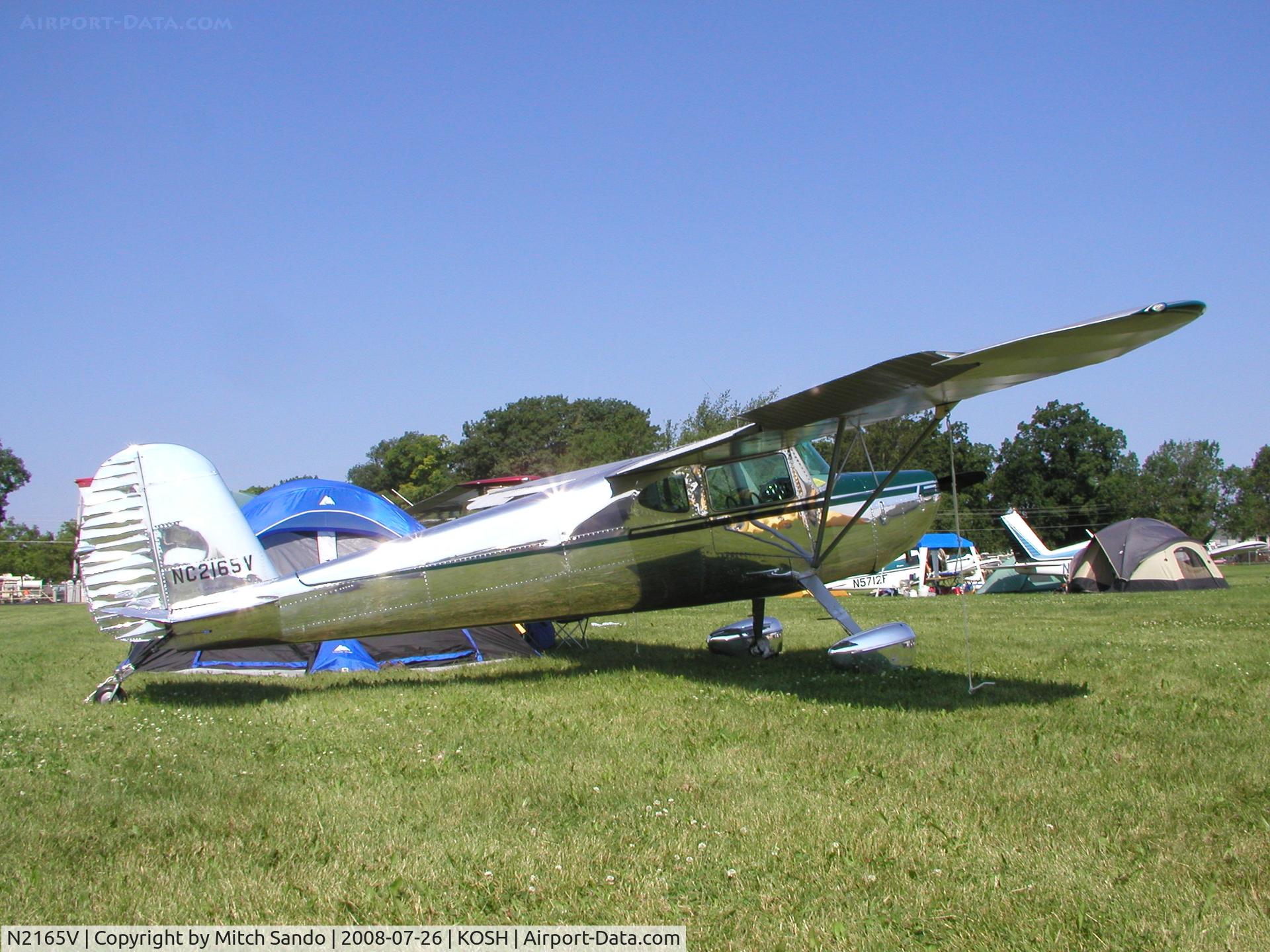 N2165V, 1948 Cessna 140 C/N 14394, EAA AirVenture 2008.