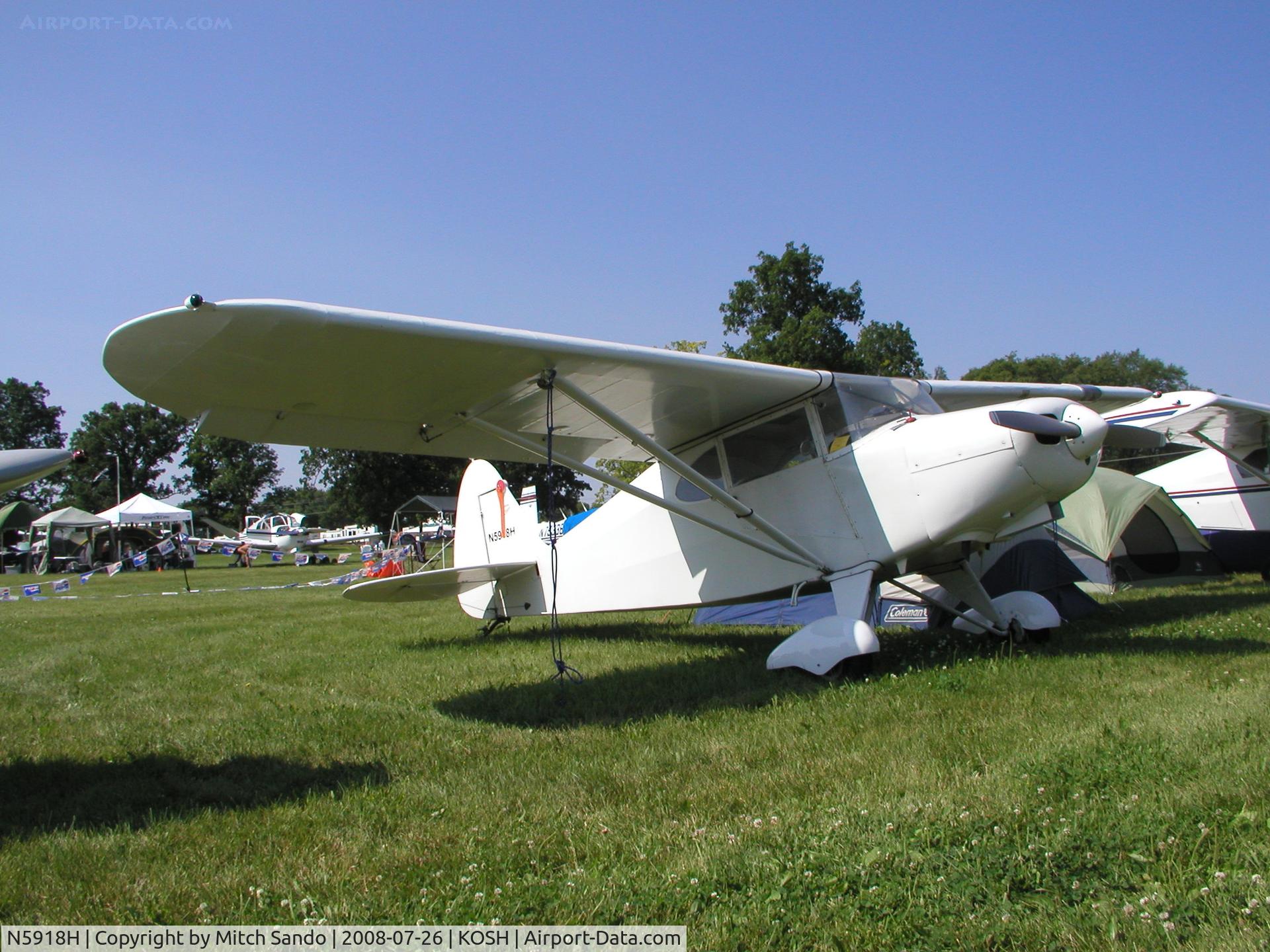 N5918H, 1949 Piper PA-16 Clipper C/N 16-541, EAA AirVenture 2008.