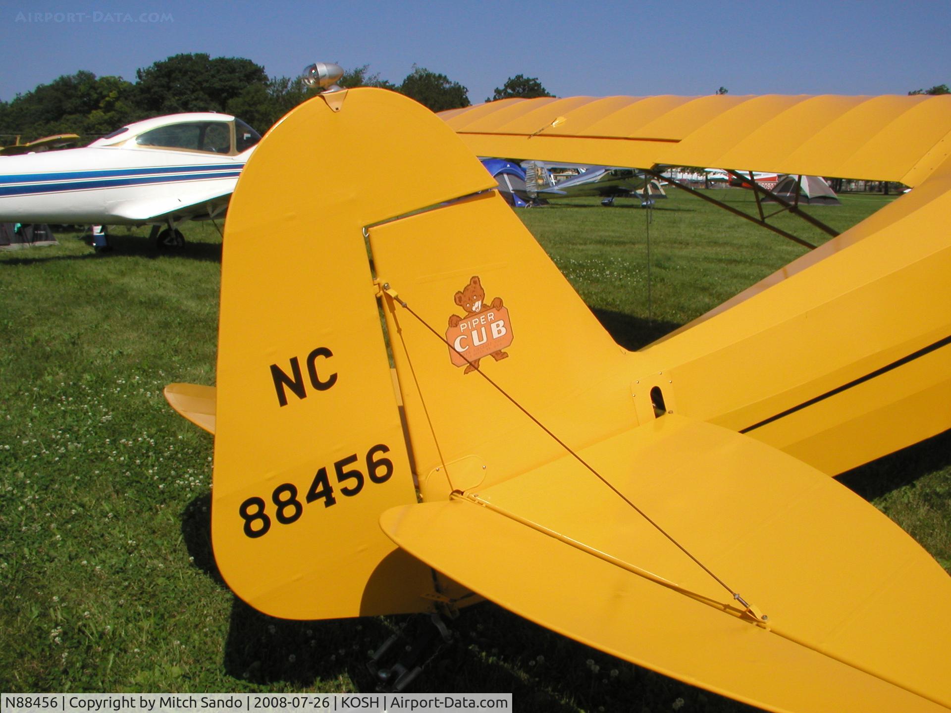 N88456, 1946 Piper J3C-65 Cub Cub C/N 16079, EAA AirVenture 2008.