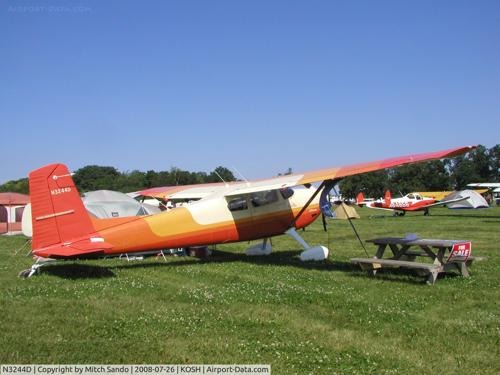 N3244D, 1955 Cessna 180 C/N 32042, EAA AirVenture 2008.