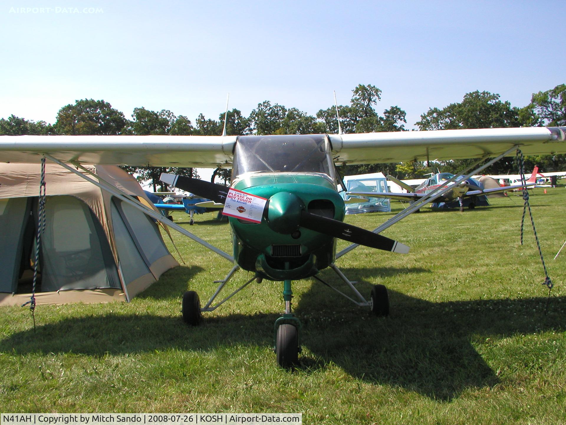 N41AH, 1954 Piper PA-22-135 Tri-Pacer C/N 22-1899, EAA AirVenture 2008.