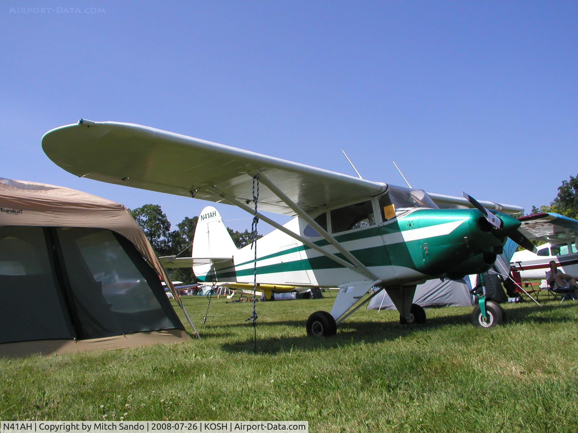 N41AH, 1954 Piper PA-22-135 Tri-Pacer C/N 22-1899, EAA AirVenture 2008.