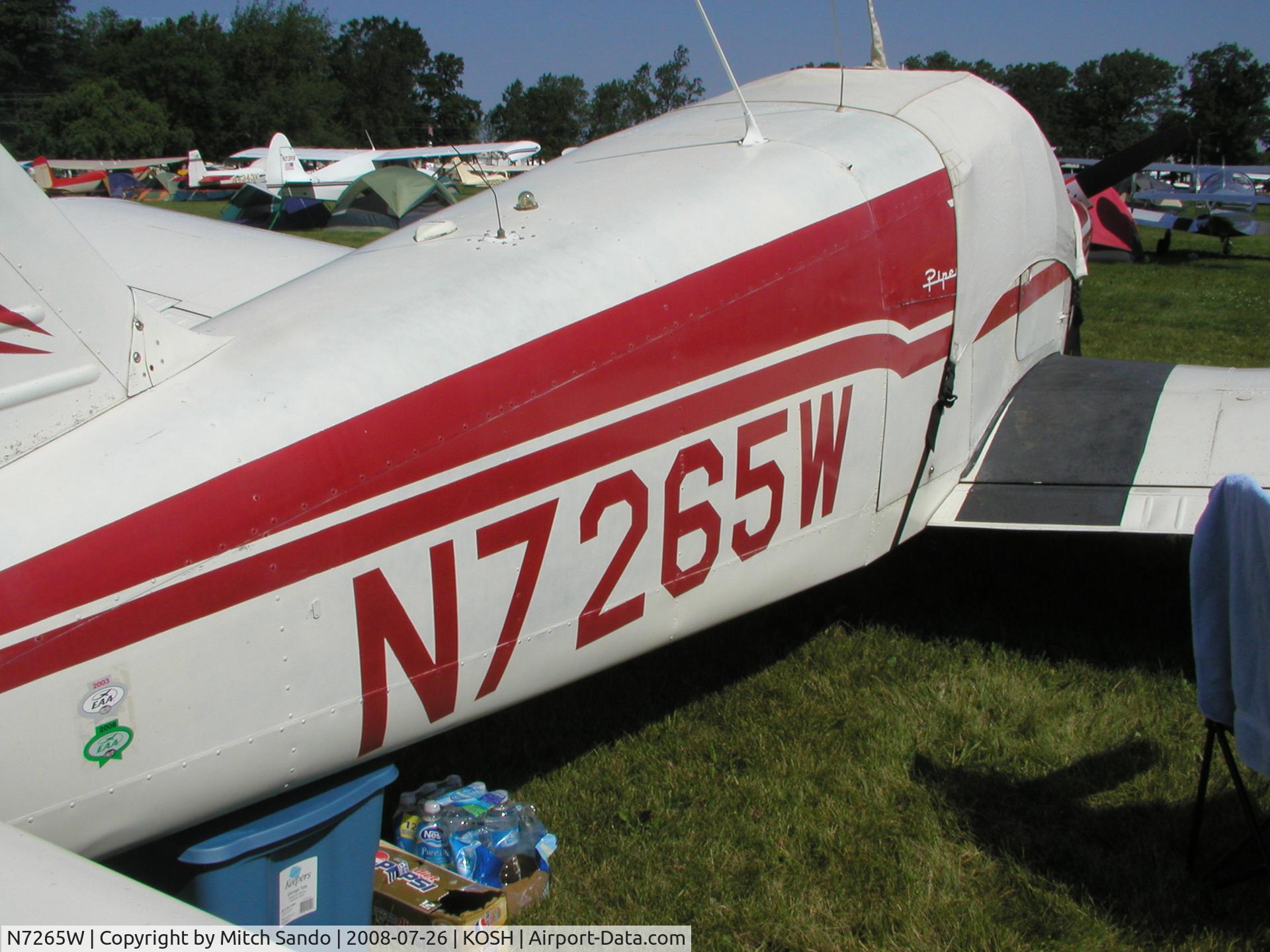 N7265W, 1963 Piper PA-28-180 C/N 28-1098, EAA AirVenture 2008.