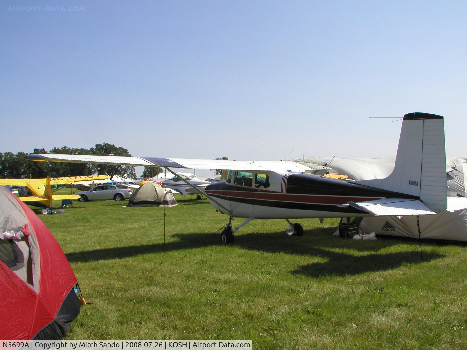 N5699A, 1956 Cessna 172 C/N 28299, EAA AirVenture 2008.